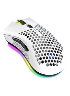 Buy Wireless RGB Illuminated Mouse White in Saudi Arabia