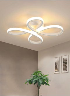 Buy Creative Flower Shapes LED Ceiling Light White 3000K in Saudi Arabia