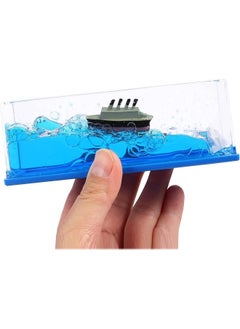 Buy Titanic Cruise Ship Model Decorative Paperweight - Unsinkable Boat Decor in UAE