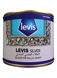 Buy Levis Metallic Paint For Resin Artworks 0.250 L Silver in Saudi Arabia