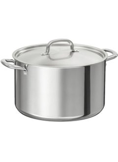 اشتري Pot with lid, stainless steel, 10.0 l في السعودية