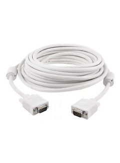 Buy Male To VGA Cable 25meter White in Saudi Arabia
