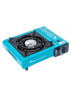 Buy Maxsun, Portable gas stove for travel and trips, Outdoor cooking gas stove, Turquoise, Size 34.3*28.4*11.3 Cm in Saudi Arabia