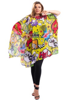 Buy "Chiffon Poncho - Printed " in UAE