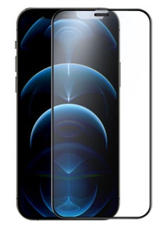 اشتري Nillkin FogMirror غطاء كامل واقي شاشة من الزجاج المقوى غير اللامع 0.33 مم 2.5D Apple iPhone 12/12 Pro - أسود في الامارات