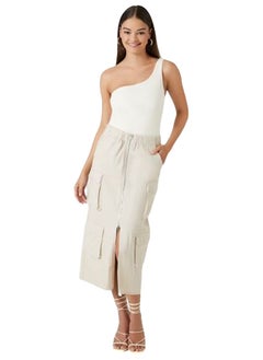 Buy Twill Cargo Maxi Skirt in Egypt