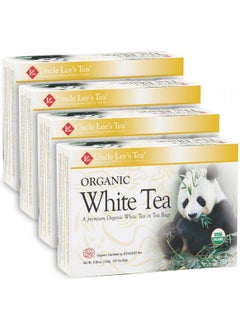 اشتري Uncle Lee's Tea Organic White Tea, Tea Bags, 100-Count Boxes (Pack of 4) في الامارات