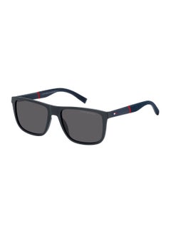 Buy Men's UV Protection Rectangular Sunglasses - Th 2043/S Blue Millimeter - Lens Size: 56 Mm in Saudi Arabia