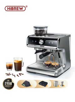 Buy HiBREW Barista Pro  Bean to Espresso,Cafetera Commercial Level Coffee Machine with Full Kit for Cafe Hotel Restaurant H7 in UAE