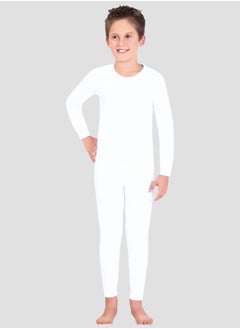 Buy Boys Cotton Interlock Thermal Full Body 2pc Set in UAE