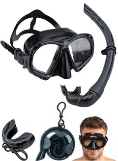 Buy Professional Snorkel Gear, Diving Mask with Nose Cover And Latest Breathing System for Diving, Snorkeling, Scuba Diving, Swimming, UV Protection and Anti Fog Technology, Ultra Wide HD Crystal View in Saudi Arabia