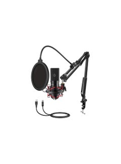 Buy USB Gaming Microphone Set with Flexible Boom Arm Stand in UAE