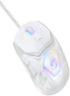 Buy MARVO Fit Lite G1 Gaming Mouse – Optical Sensor 12,000 DPI – Lightweight 87G - 1000 Hz Polling Rate - Software Support (White) in Egypt