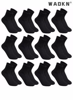 Buy Men's Mid length Elastic Black Socks Spring/Summer Breathable Solid Color Thin Net Stocking Massage Bottom Cotton Socks Sports Socks Black High Quality Men's Socks One Size Suitable for Everyone in Saudi Arabia