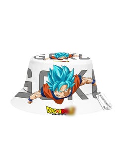 اشتري Anime Dragon Ball Printed Fisherman's Hat Outdoor Leisure Sunshade Hat في السعودية