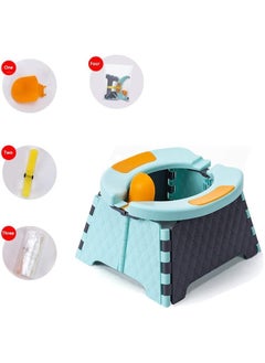 اشتري Portable Potty Training Seat for Toddler, Kids Travel Potty, Collapsible Potty, Portable Travel Potty for Toddler, with Travel Bag, 30 Replacement Bags, Indoor, Outdoor Use, Camping في السعودية