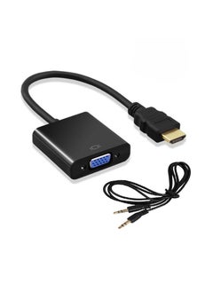 اشتري Convert From Hdmi To Vga + Audio Connection - BLACK في مصر