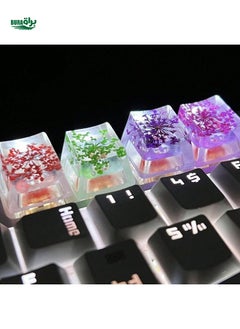 Buy 1pc ABS Resin Translucent Snow Lamp Keycap, DIY Decorative Mechanical Keyboard Accessory, R4 Height, Best Gift For Computer Enthusiasts in Saudi Arabia