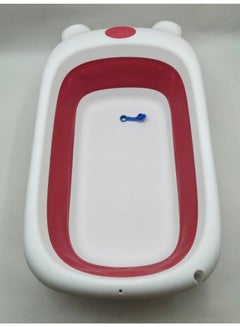 اشتري حوض استحمام كامل الحجم قابل للطي ، دعم إضافي للساق مع مادة غير قابلة للانزلاق للطفل في مصر