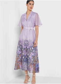 Buy Belted Shirt Dress in UAE