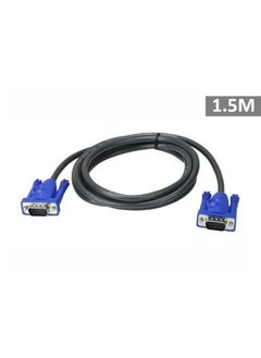 Buy 1.5M VGA TO VGA 15 PIN Cable For LED LCD TV Monitor PC projector USB DOCK HDTV in Saudi Arabia