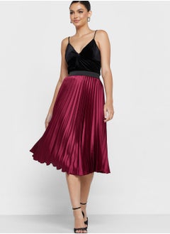 Buy Plisse High Waist Skirt in UAE