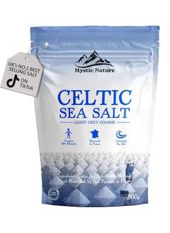 Buy Mystic Nature Celtic Sea Salt Light Gray Coarse 500g in UAE