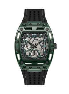 اشتري GUESS Mens Black Green Multi-function Watch - GW0499G7 في الامارات