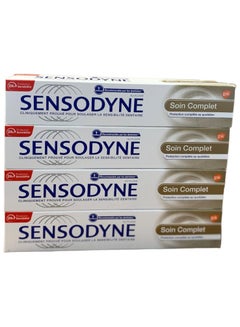 Buy Toothpaste Sensodyne "Soin Blancheur" 4 x 75 ml in Saudi Arabia