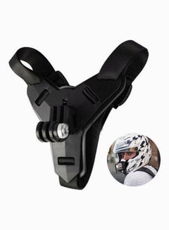 اشتري Motorcycle Helmet Chin Mount for GoPro Camera Anti-Slip Anti-Shock Black في السعودية