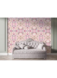 Buy Peony Grunge Texture Design With Old Geometric Patterns
 Fabric Wallpaper Covers An Area ​​Up To 4.2Mx3M With Adhesive And Smoothing Tool in Egypt