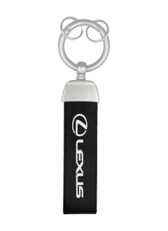 Buy LEXUS Leather Strap Keychain, Metal Finish Car Keychain in Saudi Arabia