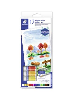 Buy Staedtler Watercolour Paint Tube Set 12 Colours in UAE