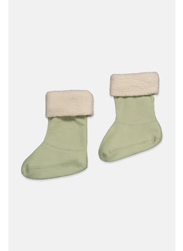 اشتري Kids Boy 1 Pairs Textured Rain Boot Cuffs, Green في الامارات