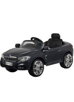 اشتري BMW Series 4 Coupe Electric Ride-On Car for Kids - dark grey في مصر