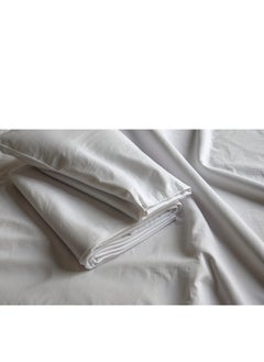 Buy Luxury 180x200 King Size100% Natural Long Staple Cotton 300TC Bedding Set, 1pc Fitted Sheet, & 2pcs Pillowcases, Soft and Breathable in UAE