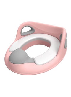 اشتري Toilet Training Seat,Child Safety Baby Toilet Seat, Suitable For Round And Oval Toilets, High Splash Protection, Handle And Backrest, ,Suitable For Boy And Girl Aged 1-8 Years (Pink) في السعودية