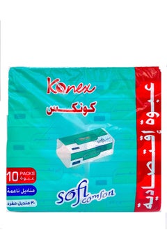 Buy Tissue Package 300 Napkins x 10 Boxes in Saudi Arabia