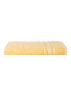 Buy Sir Henry -Hand Towel 450 GSM 100% Cotton Terry 50x90 cm Soft Feel Super Absorbent Yellow in UAE