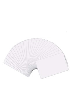 Buy Premium Blank PVC Cards, 50Pcs Cuid Card White Card Ic Copy Blank Proximity Card Door Cell Phone Nfc Blank Card Sector Rewritable Uid White Card in UAE