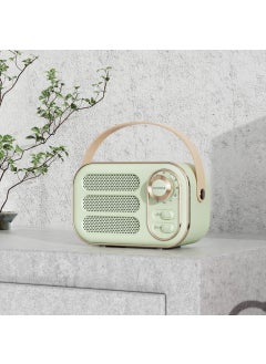 اشتري 2022 Vintage DW13 Bluetooth Speaker Modern Creative Mini Wireless Gift Green في الامارات