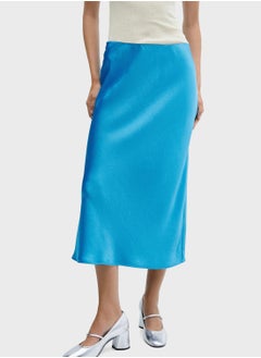 اشتري High Waist Midi Skirt في السعودية