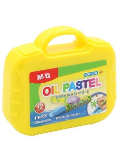 اشتري M&G Oil Pastel Super Easy Washable Crayon 12 Colours No: AGMY3322 في مصر