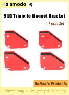 Buy 4 PCS Welding Magnetic Holder Set, 9 LB Triangle Magnet Bracket, Soldering Locator, Electric Welding Positioner, Multi-Angle Magnet, Tools with 45° 90° 135° Angle, for Welding Soldering in Saudi Arabia