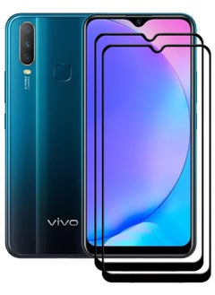 Buy 2 Pieces Antistatic ESD Dustproof Premium Quality High Definition Tempered Glass Screen Protector Designed For vivo Y17 in UAE