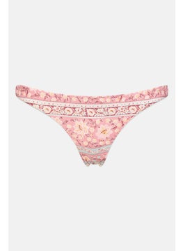 Buy Women Orchid Haze Tanga Bikini Bottom, Old Pink Combo in UAE