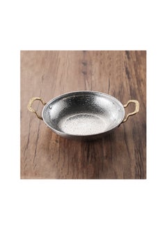 اشتري New Stainless Steel Flat Bottomed Dry Pan في السعودية