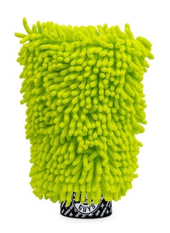 اشتري Chemical Guys MIC493 Chenille Premium Scratch-Free Microfiber Wash Mitt, Lime Green, 9.6" x 2.3" x 7" في الامارات