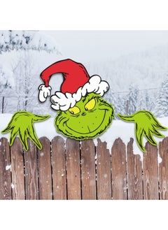 Buy Fence Peeker Decoration Christmas Decorations Outdoor Fence Yard Sign in UAE