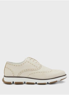 Buy Brogue Design Oxford Casual Lace Ups in UAE